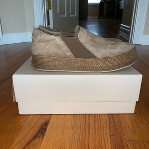 Vince Platform Suede Espadrilles